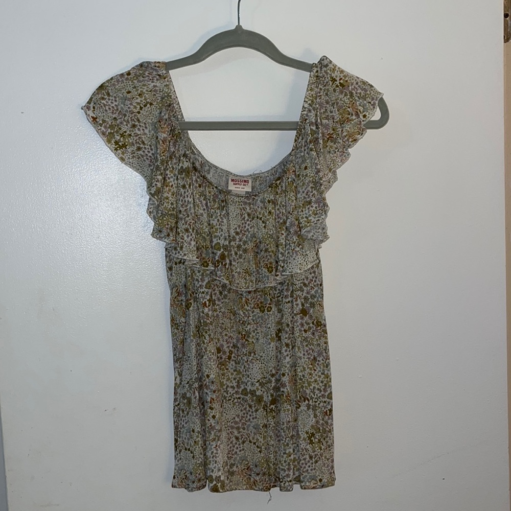 Mossimo, off the shoulder blouse